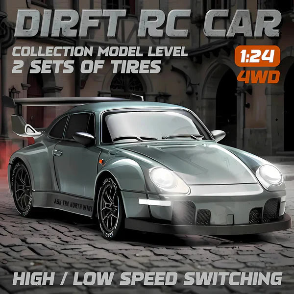 Drift RC Car with 4WD Traction and Precise Steering, Rechargeable Battery Valideals Outlet