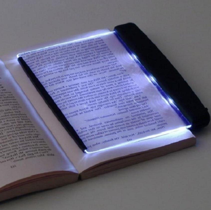 Book Light with Flat Bookmark Panel and Focused Warm LED, Rechargeable Valideals Outlet
