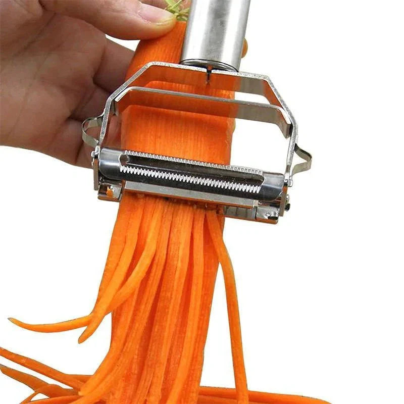 Dual Blade Vegetable Peeler with Julienne Cutter and Stainless Steel Construction Valideals Outlet