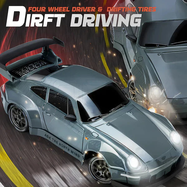 Drift RC Car with 4WD Traction and Precise Steering, Rechargeable Battery Valideals Outlet
