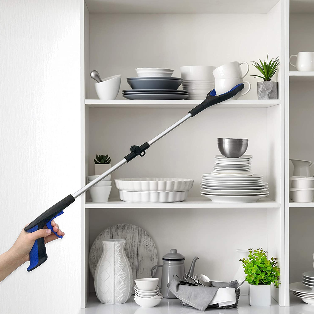 Grabber Stick with Rotating Jaw and Foldable Design for Hard-to-Reach Items Valideals Outlet