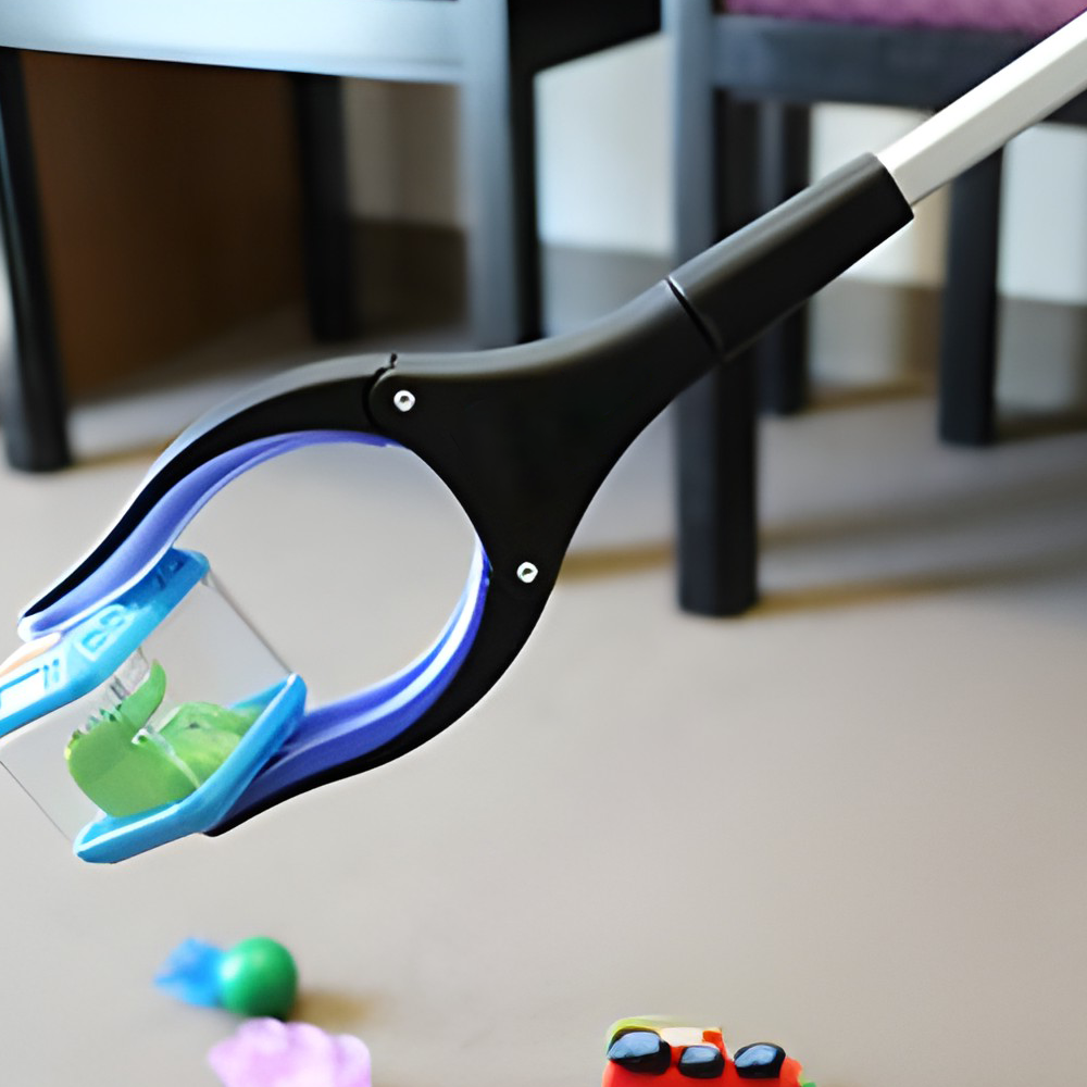 Grabber Stick with Rotating Jaw and Foldable Design for Hard-to-Reach Items Valideals Outlet