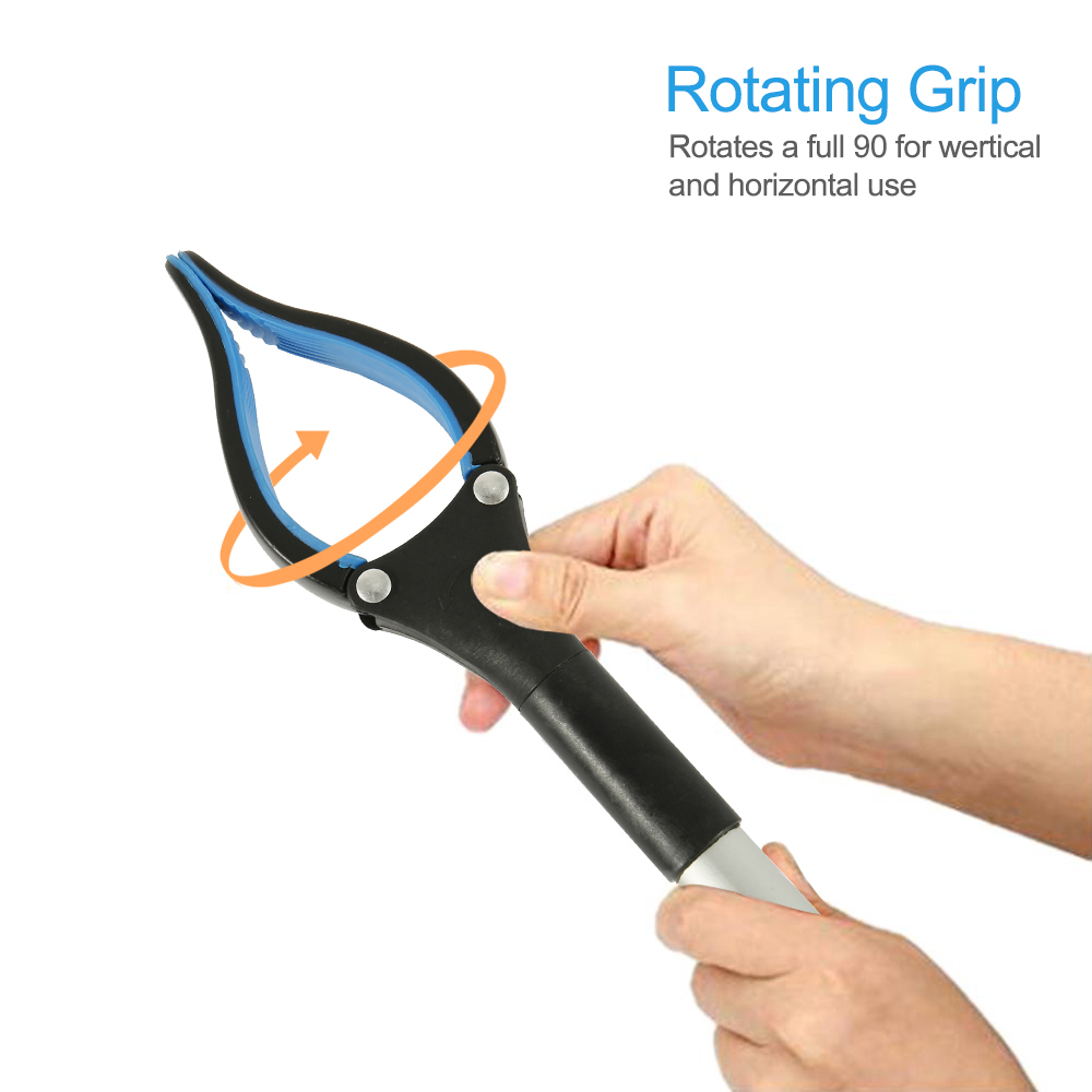 Grabber Stick with Rotating Jaw and Foldable Design for Hard-to-Reach Items Valideals Outlet