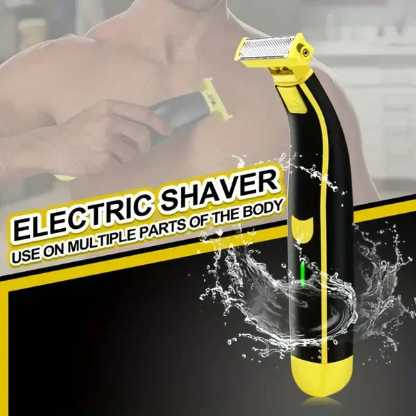 Rechargeable Grooming Trimmer with Four Interchangeable Heads and Stainless Steel Blades Valideals Outlet