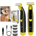 Rechargeable Grooming Trimmer with Four Interchangeable Heads and Stainless Steel Blades Valideals Outlet