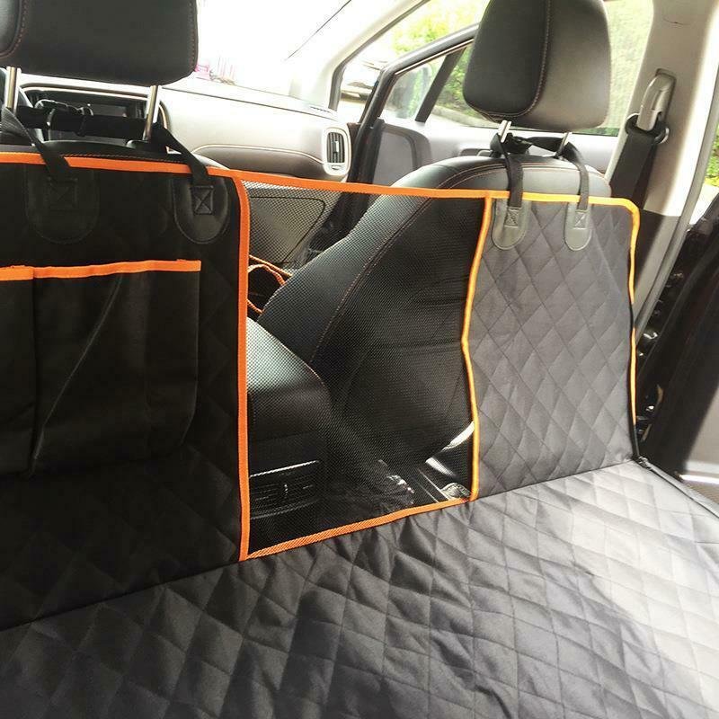 Waterproof Dog Car Seat Cover with Mesh Window and Zippered Side Panels, Machine Washable Valideals Outlet