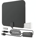 Indoor HDTV Antenna with 37dB Signal Amplifier and 10ft Cable Valideals Outlet