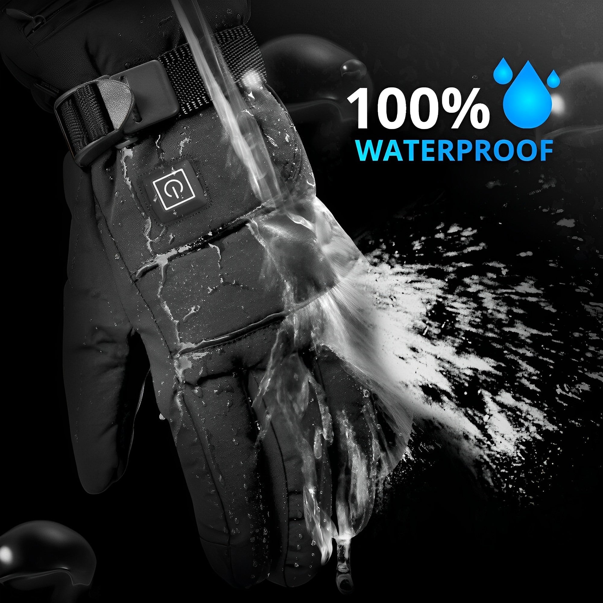 Rechargeable Heated Gloves with 3 Heat Levels and Textured Grip, Up to 8 Hours Valideals Outlet