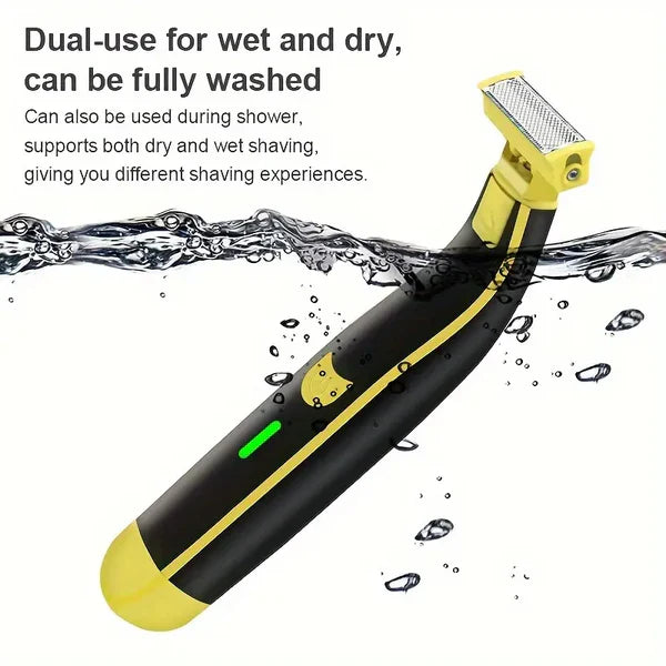 Rechargeable Grooming Trimmer with Four Interchangeable Heads and Stainless Steel Blades Valideals Outlet