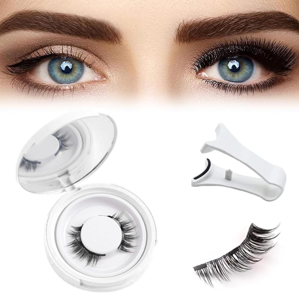 Magnetic 3D Fiber Eyelashes with Precision Applicator Tool and Reusable Design Valideals Outlet