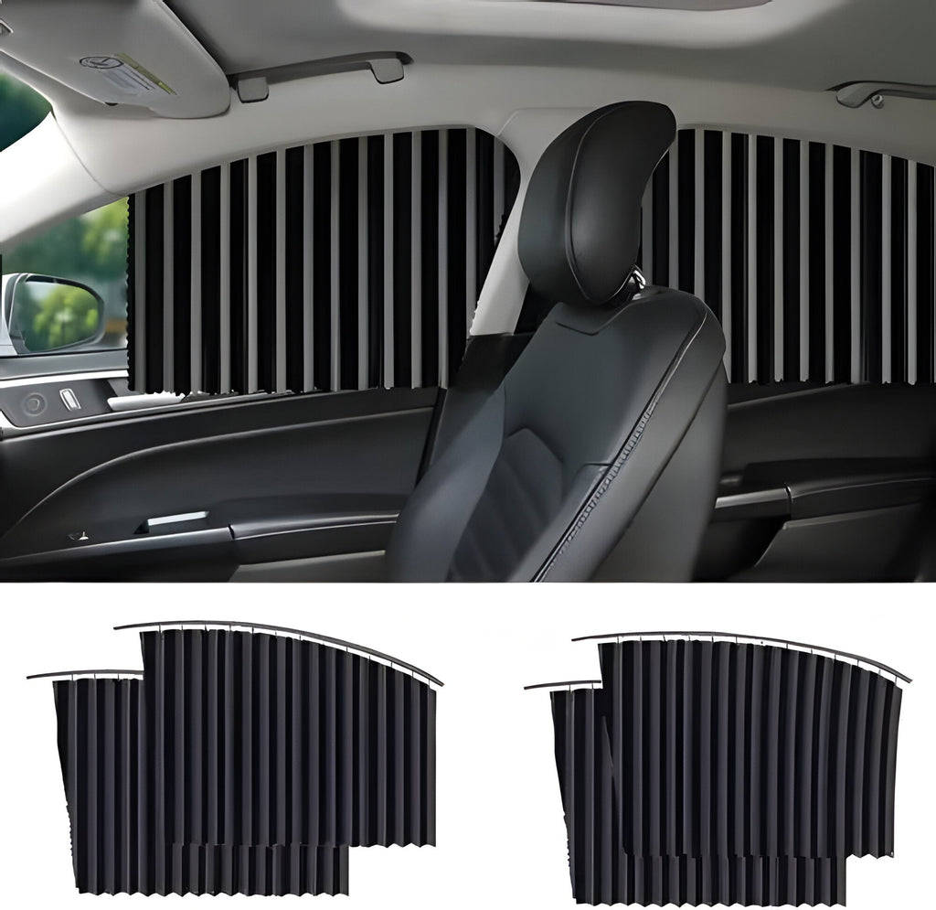 Magnetic Car Window Shades with UV Protection and Sliding Track System Valideals Outlet