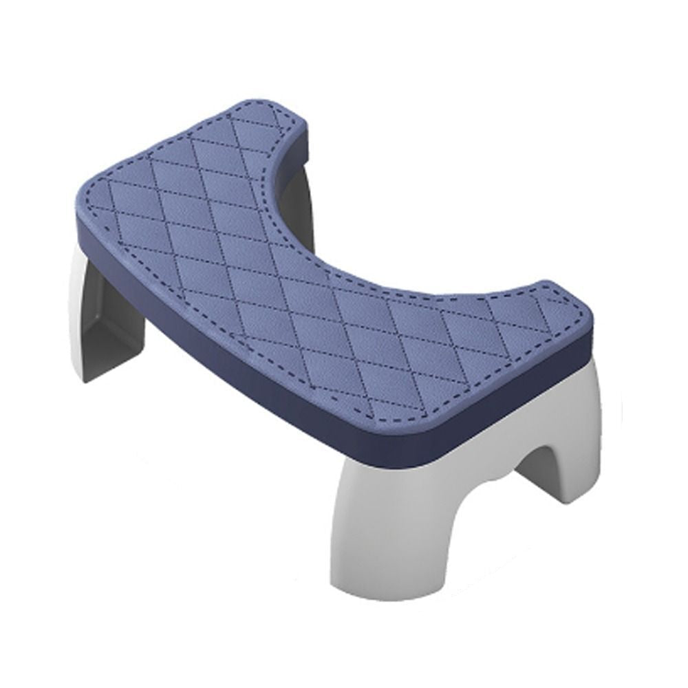 Toilet Squat Stool with Textured Grip Surface and Ergonomic Curved Design Valideals Outlet
