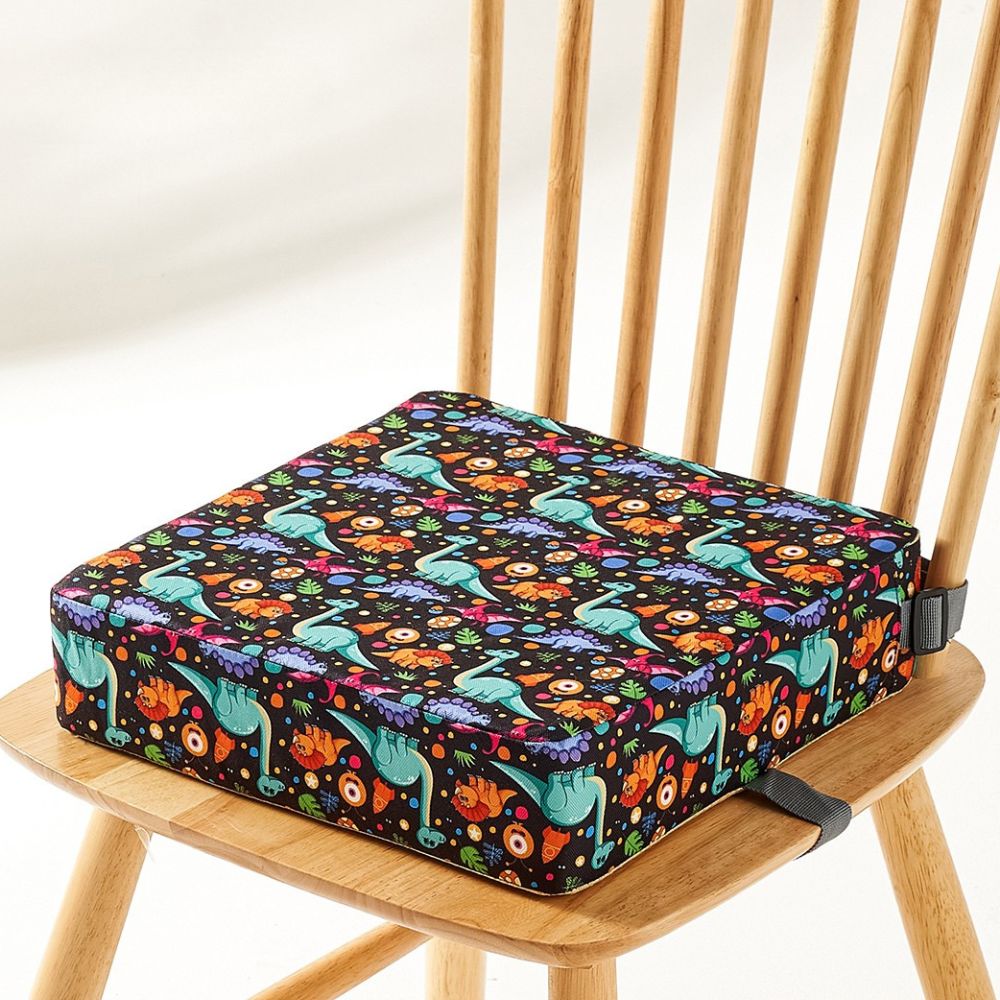Travel Booster Seat with Adjustable Height and Foldable Design, Washable Cover for Toddlers Valideals Outlet