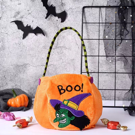 Pumpkin Halloween Treat Bag for Kids