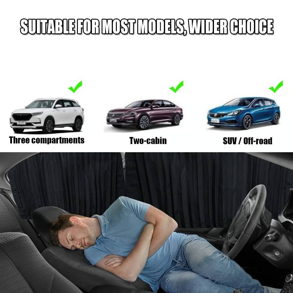 Magnetic Car Window Shades with UV Protection and Sliding Track System Valideals Outlet