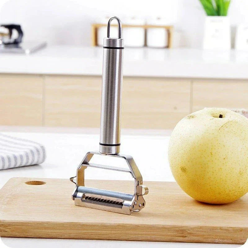 Dual Blade Vegetable Peeler with Julienne Cutter and Stainless Steel Construction Valideals Outlet