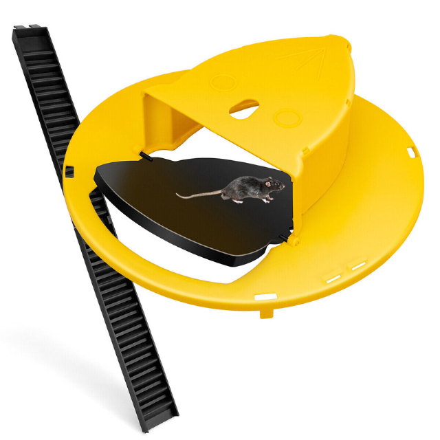 Humane Live Capture Mouse Trap with Auto Reset Flip Slide and Dual Ladder Access Valideals Outlet