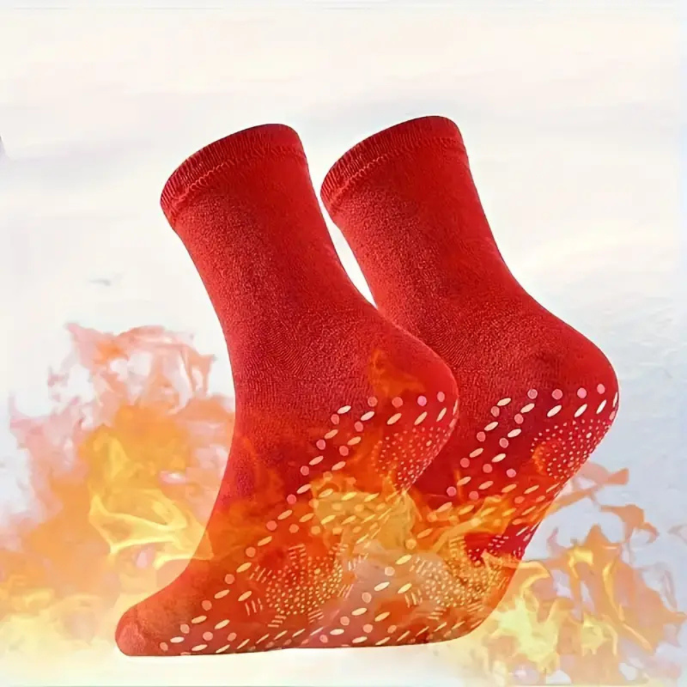 Heated Socks with Rechargeable Battery Pack and Fast Heat Up, 5 Pair Set Valideals Outlet