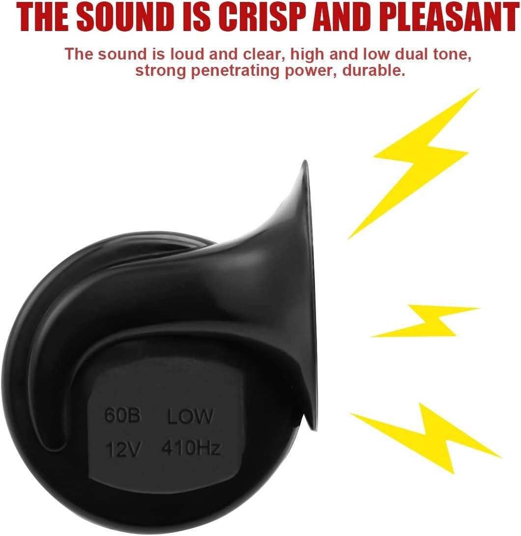 Train Horn with Dual Tone 300dB Output and Universal 12V Mount, Waterproof ABS Housing Valideals Outlet
