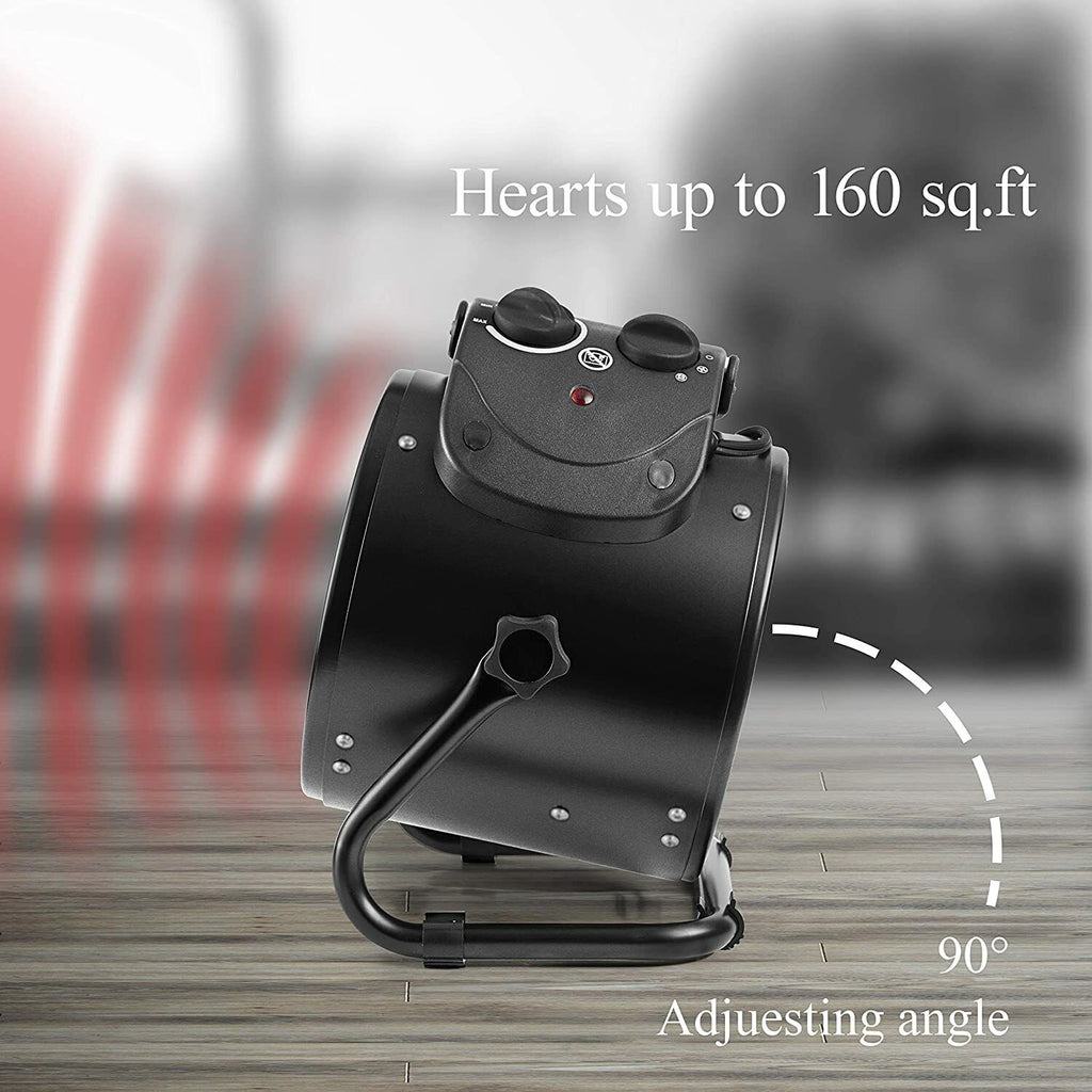 Electric Heater with 1500W Power and Adjustable Thermostat for Greenhouses, IPX4 Rated Valideals Outlet