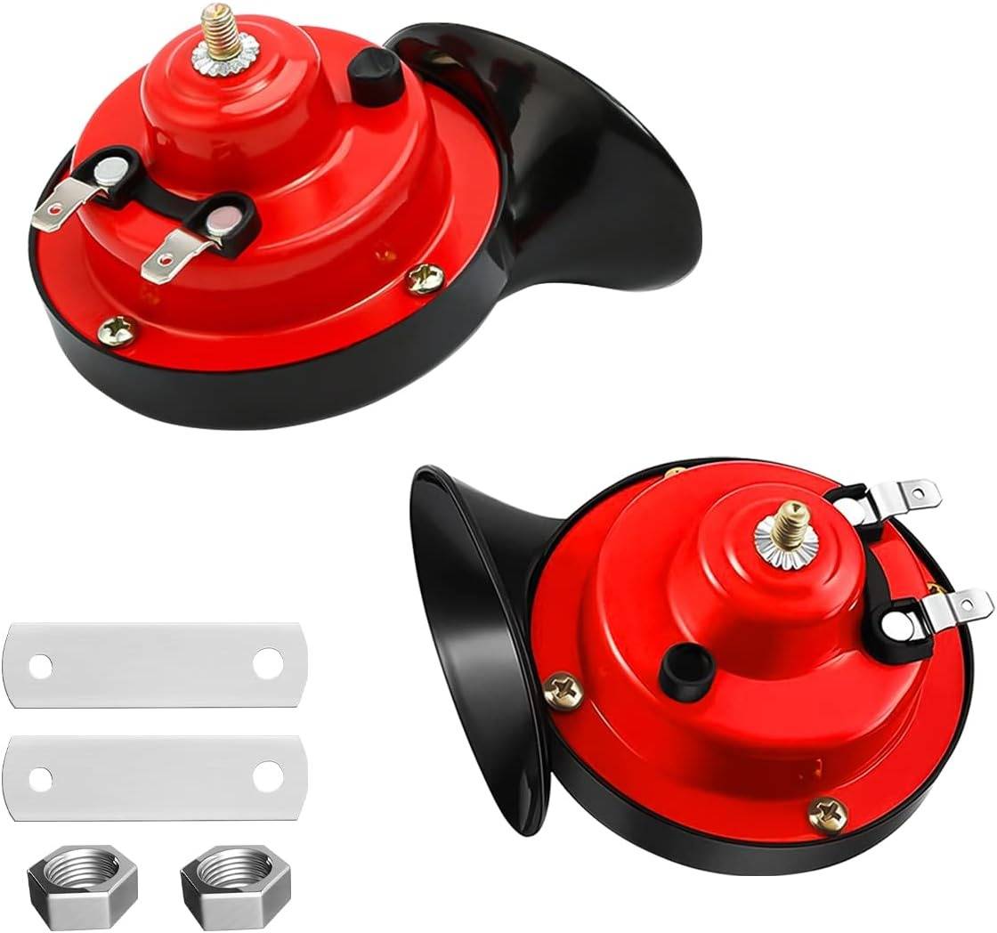 Train Horn with Dual Tone 300dB Output and Universal 12V Mount, Waterproof ABS Housing Valideals Outlet