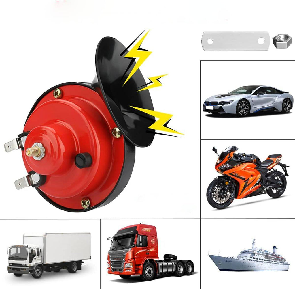 Train Horn with Dual Tone 300dB Output and Universal 12V Mount, Waterproof ABS Housing Valideals Outlet