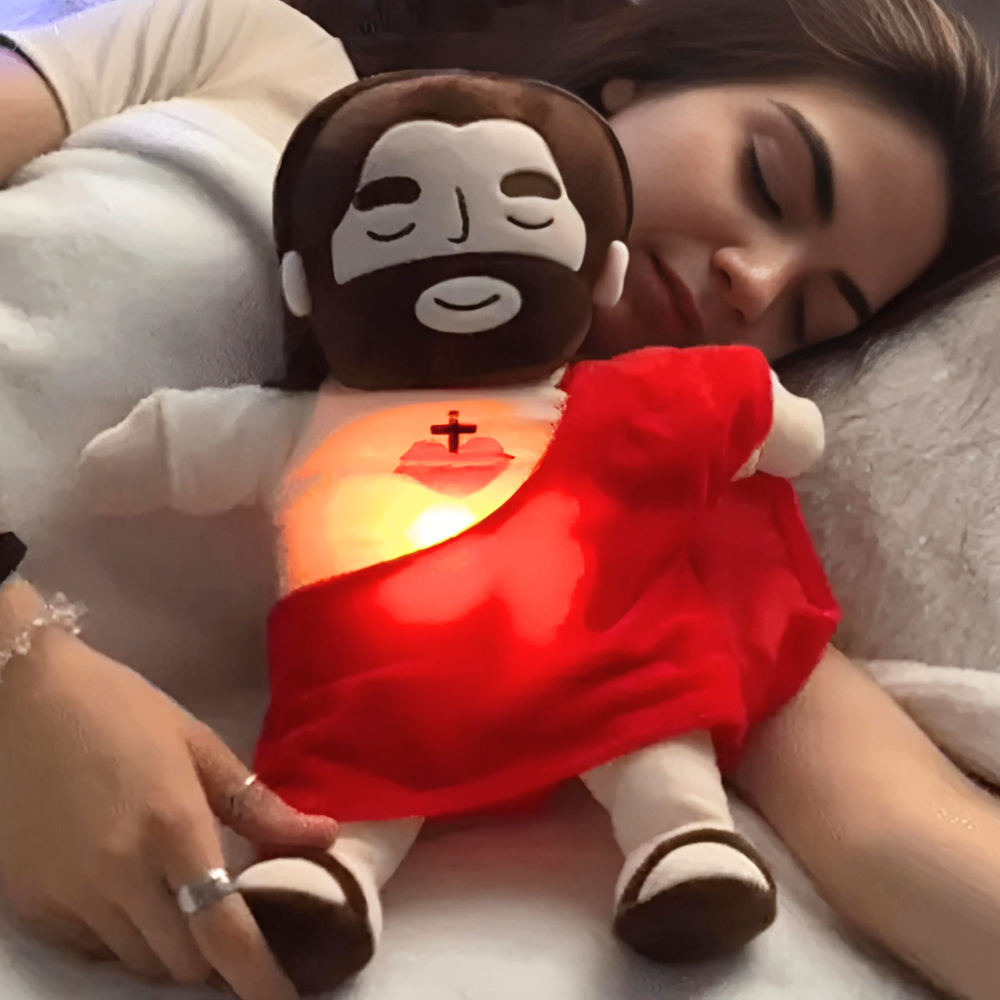 Breathing Plush Toy with Gentle Light and Calming Music for Kids' Sleep Valideals Outlet