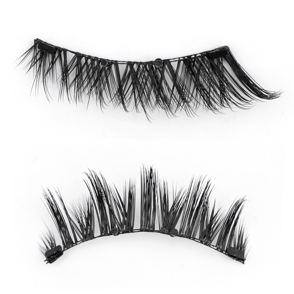 Magnetic 3D Fiber Eyelashes with Precision Applicator Tool and Reusable Design Valideals Outlet