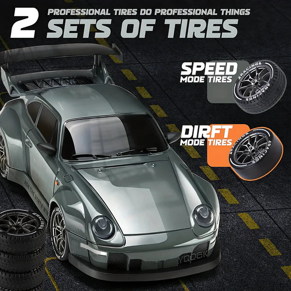 Drift RC Car with 4WD Traction and Precise Steering, Rechargeable Battery Valideals Outlet