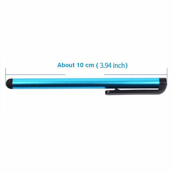 Capacitive Touch Screen Stylus Set with Soft Rubber Tips and Pen Grip, 10 Colors Valideals Outlet