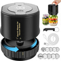 Jar Vacuum Sealer with Cordless One-Button and 10 Lids, Fits Regular Wide Mouth Jars Valideals Outlet