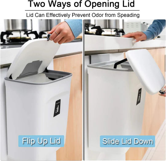 2.4 Gallon Kitchen Compost Bin For Counter Top Or Under Sink