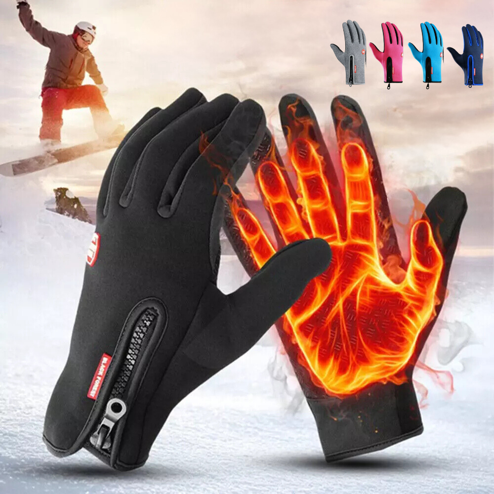Touchscreen Winter Gloves with Waterproof Shell and Non-Slip Palm, Insulated Lining Valideals Outlet