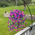 Hanging Morning Glory Vine with UV Resistant Plastic and Flexible Stems, 29.52in Valideals Outlet