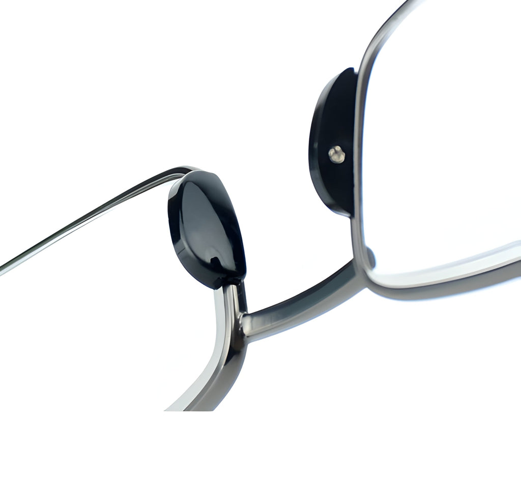 Folding Reading Glasses with Stainless Steel Frame and Slim Pocket Case, Gray Valideals Outlet