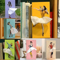 Tissue Box Cover with Layered Flutter Skirt and Weighted Base, Fits 10 x 5 x 3 Inch Boxes Valideals Outlet