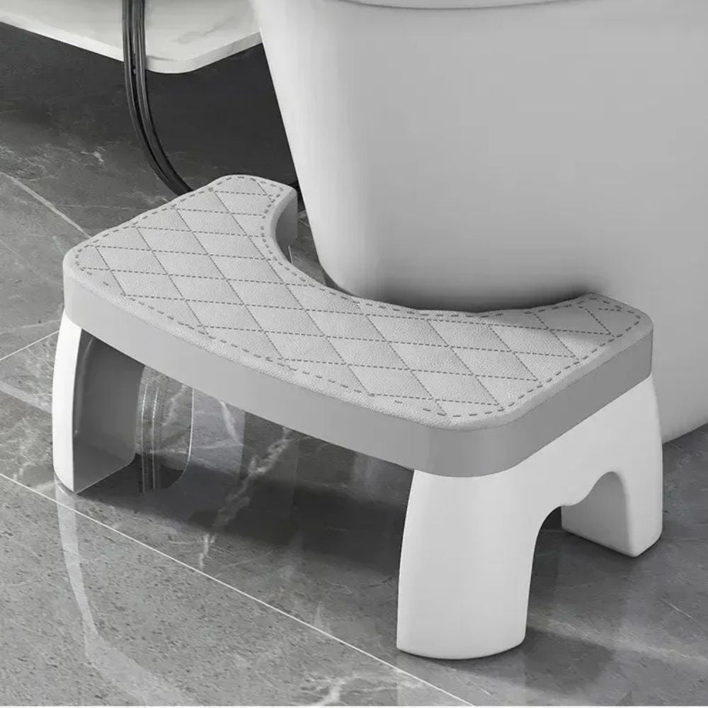 Toilet Squat Stool with Textured Grip Surface and Ergonomic Curved Design Valideals Outlet
