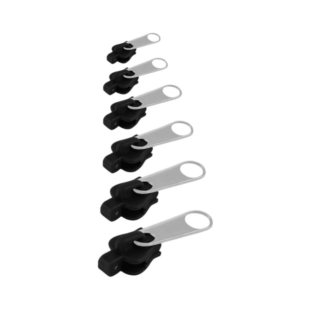 Zipper Slider Repair Set with Six Aluminum Clips and Universal Compatibility Valideals Outlet