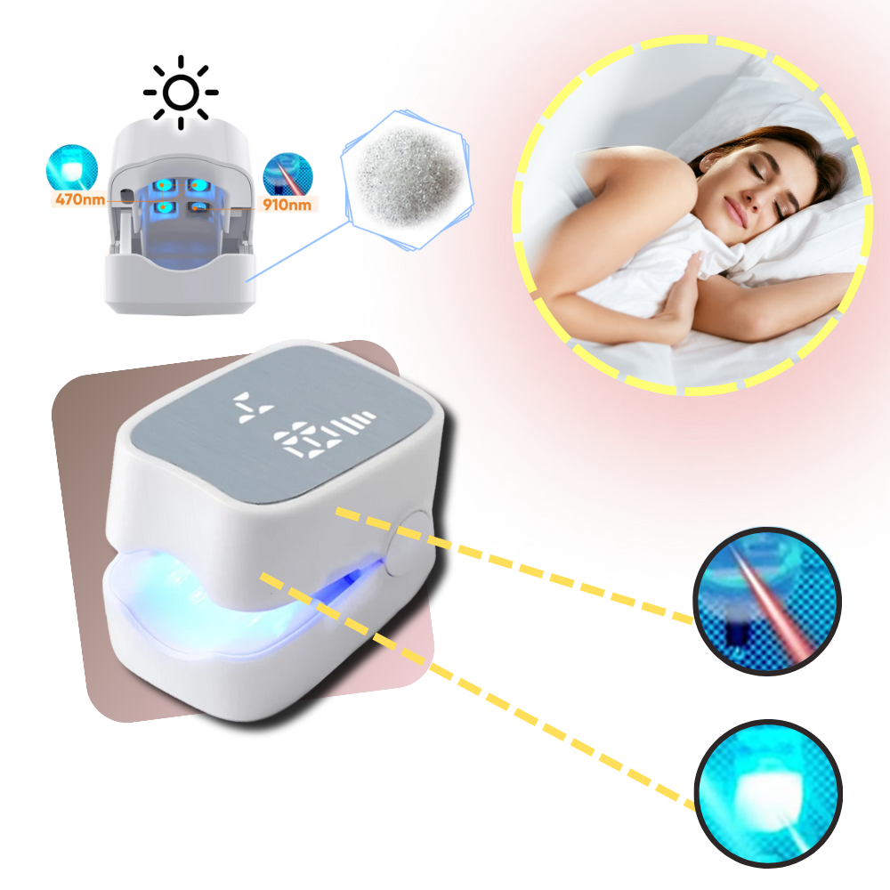 Dual Laser Nail Treatment Device with Pulsed Mode and 5mm Penetration Valideals Outlet