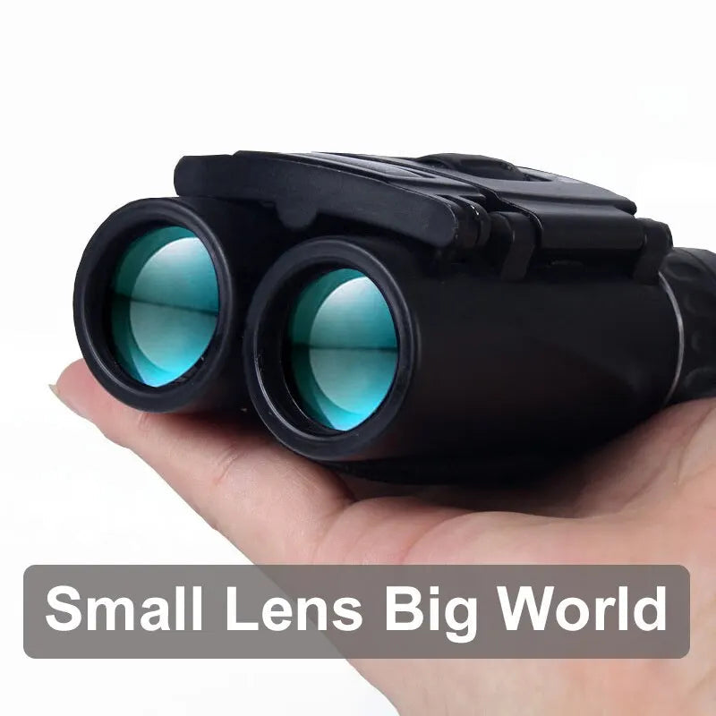 8x Compact Binoculars with 2000m Long-Range View and Folding Pocket Design, Bright Optics Valideals Outlet
