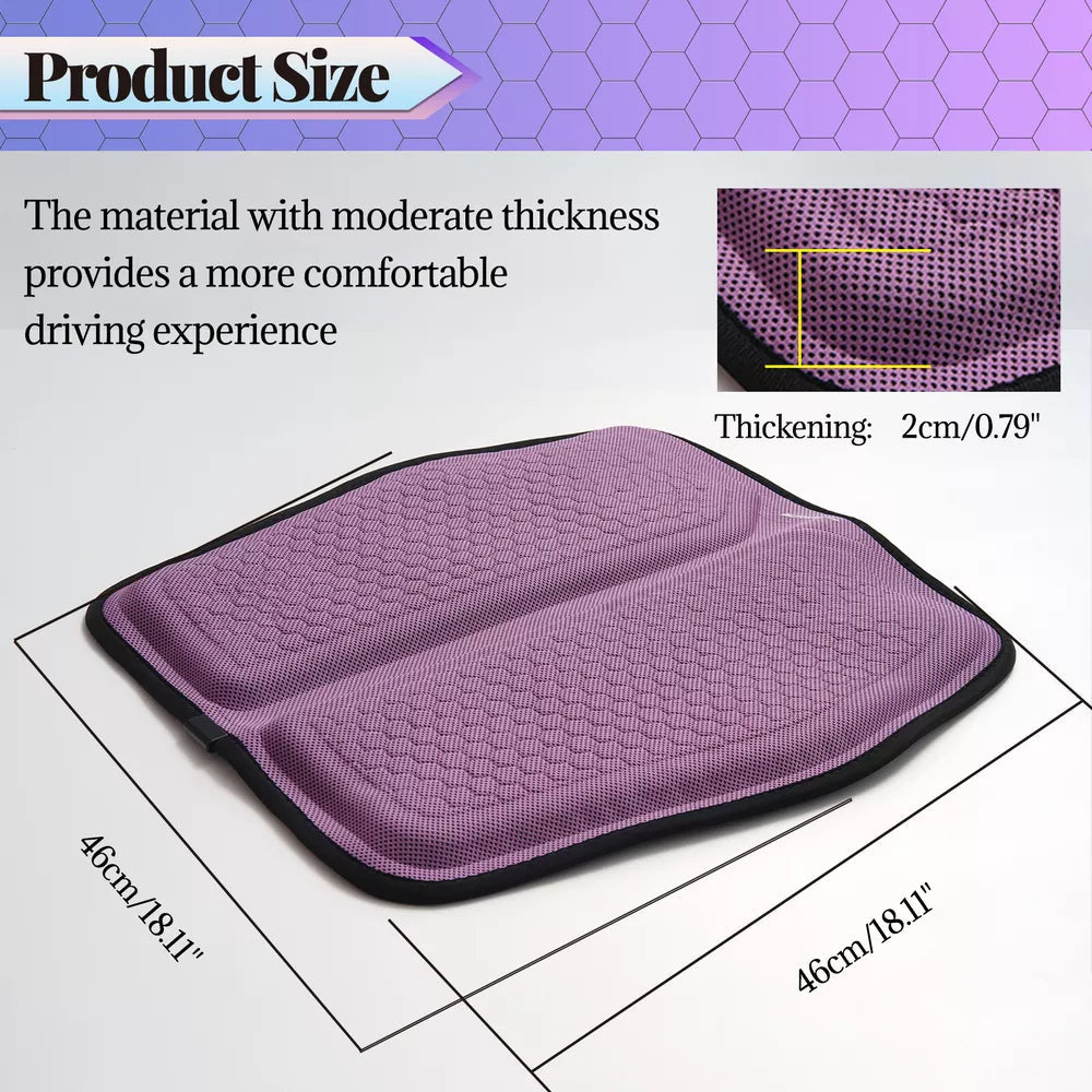 Gel Memory Foam Seat Cushion with Honeycomb Ventilation and Tailbone Support for Cars and Office Chairs Valideals Outlet