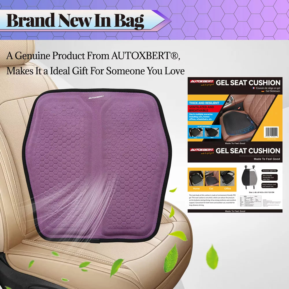 Gel Memory Foam Seat Cushion with Honeycomb Ventilation and Tailbone Support for Cars and Office Chairs Valideals Outlet