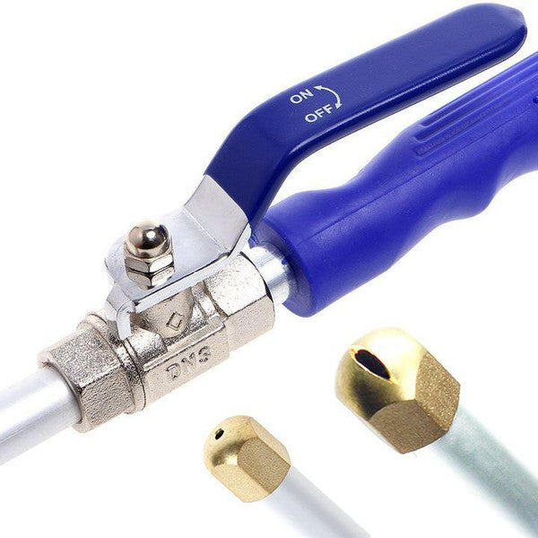 High Pressure Hose Nozzle with Adjustable Spray Pattern and Copper Tip Valideals Outlet