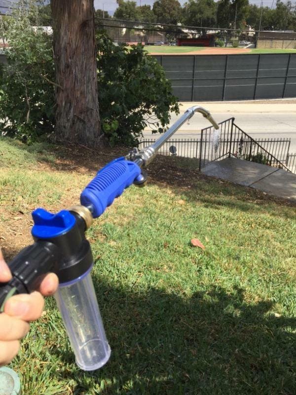 High Pressure Hose Nozzle with Adjustable Spray Pattern and Copper Tip Valideals Outlet