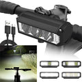 LED Bike Light with Quick-Attach Mount and Rechargeable USB, Weatherproof Valideals Outlet