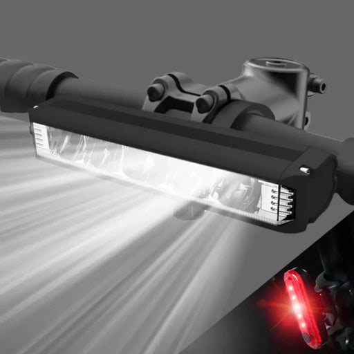 LED Bike Light with Quick-Attach Mount and Rechargeable USB, Weatherproof Valideals Outlet
