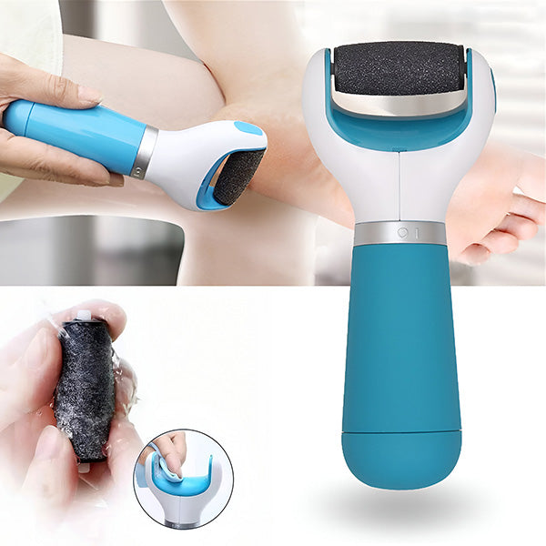 Rechargeable Foot Callus Remover with Rotating Abrasive Head and Detachable Design Valideals Outlet