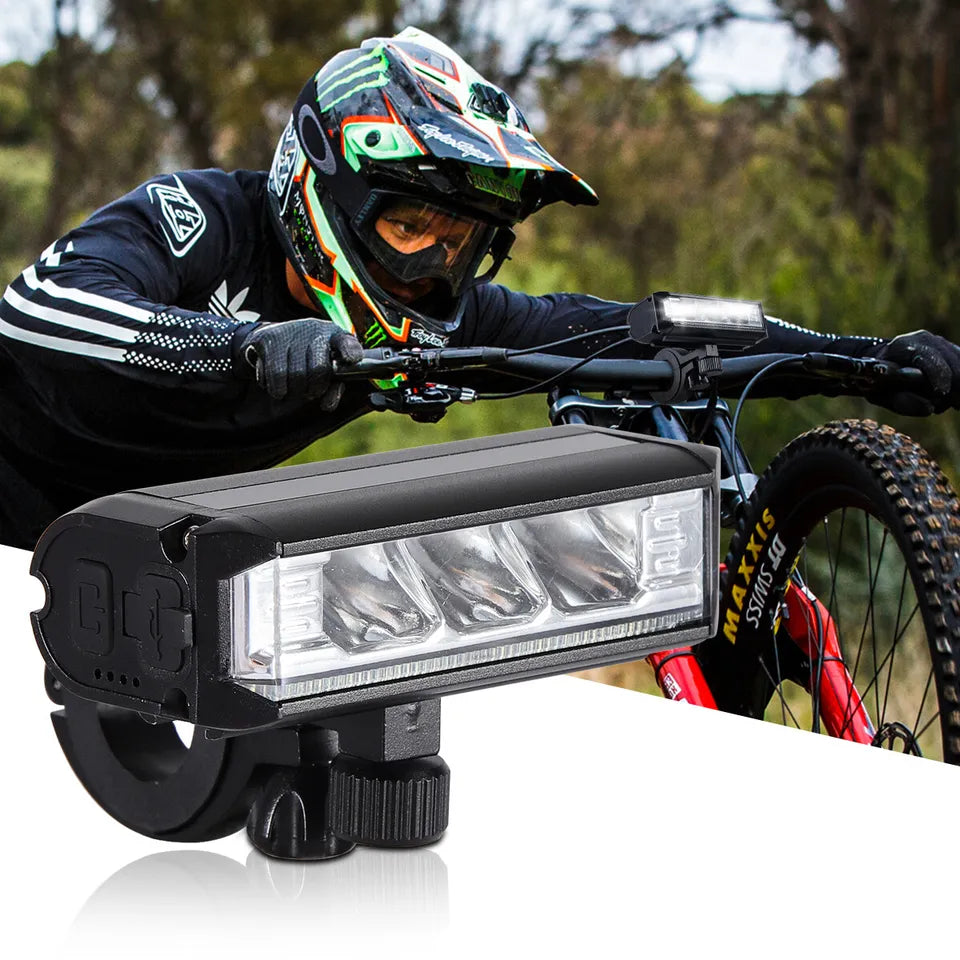 LED Bike Light with Quick-Attach Mount and Rechargeable USB, Weatherproof Valideals Outlet