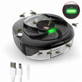 Automatic Fly Trap with Rotating Arm and Five Bait Stations, USB Rechargeable Valideals Outlet