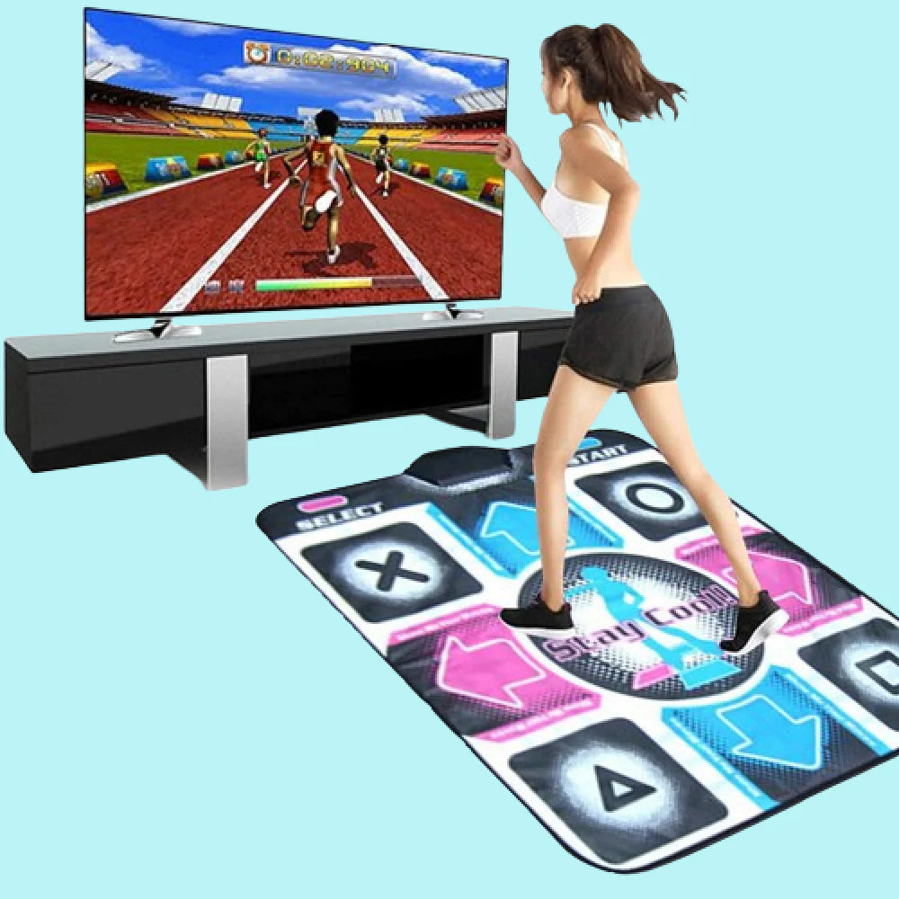 Dance Mat for Kids with Built-In Speakers and Motion Sensors, Foldable PVC Surface Valideals Outlet